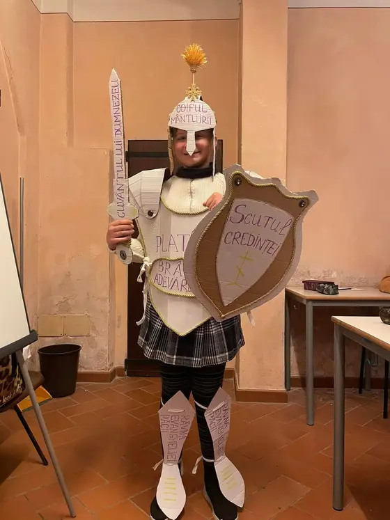 Proiect finit după o lecție de cateheză