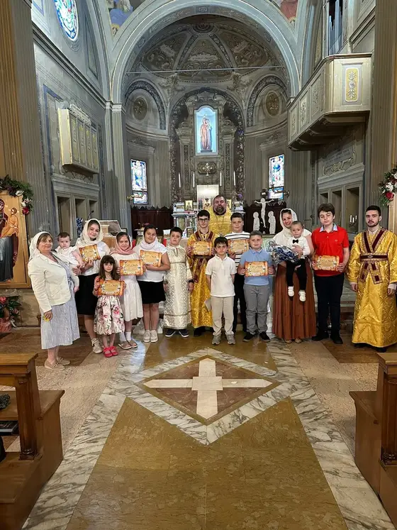 Elevii școlii de cateheză premiați la sfârșit de an